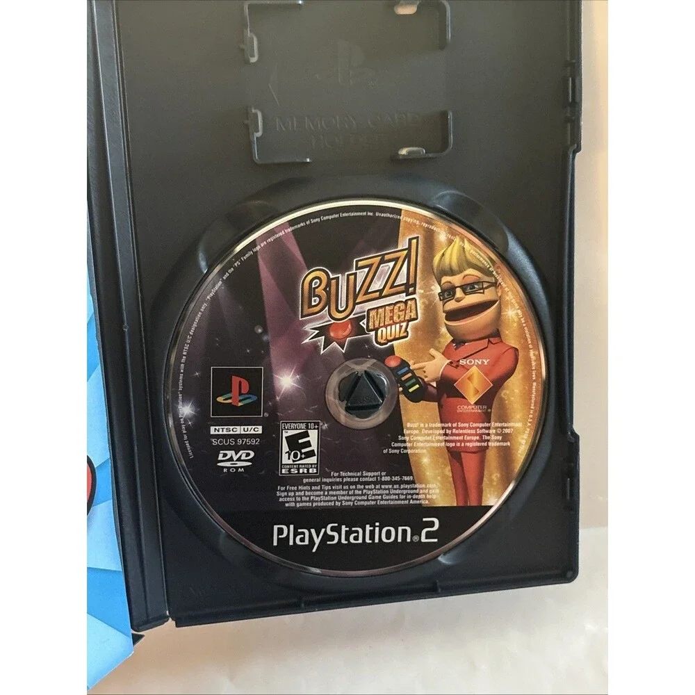 Buzz Mega Quiz (Software Only) - Sony PlayStation 2
